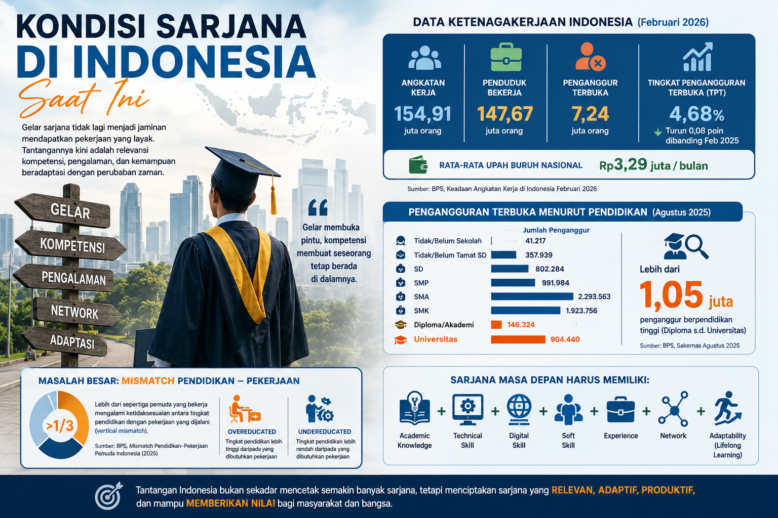 Kondisi Sarjana di Indonesia saat ini