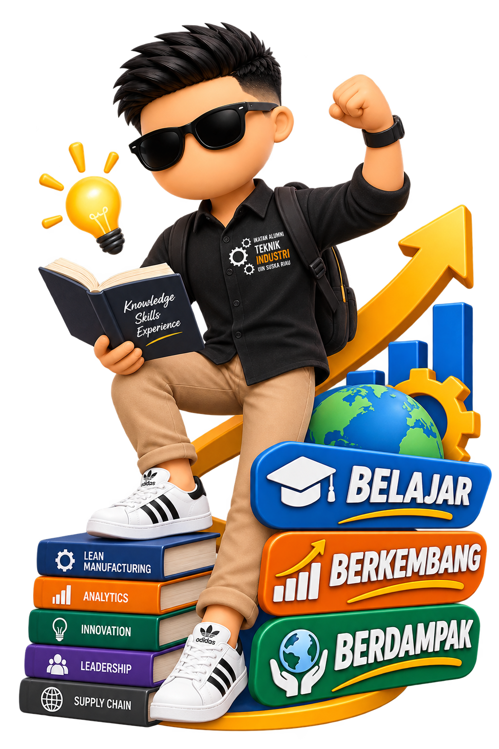 Maskot resmi Alumni Teknik Industri